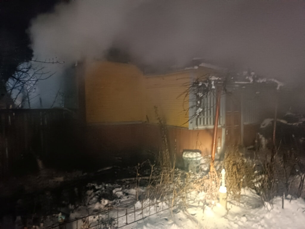 Пожар в Лесной Барановичского района МЧС